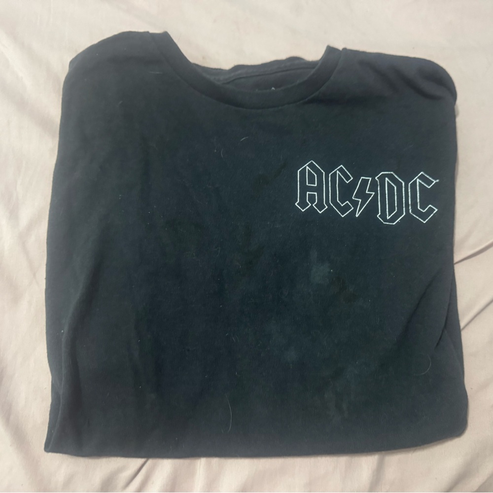AC/DC Black Short Sleeve Tee